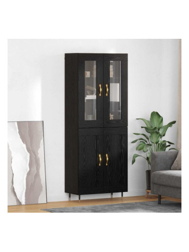 Sonata H Висок шкаф 2 pcs Черния дъб 69,5 x 34 x 180 см Инженерно дърво