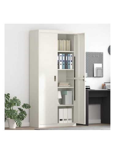 Sonata H Шкаф за съхранение със съхранение 2 pcs Бяло 90 x 40 x 200 см