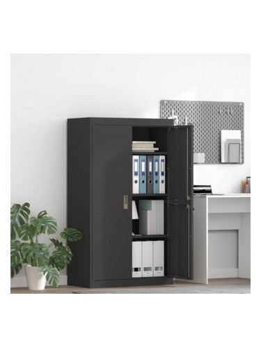 Sonata H Шкаф за съхранение със съхранение 2 pcs Черно 80 x 40 x 140 см