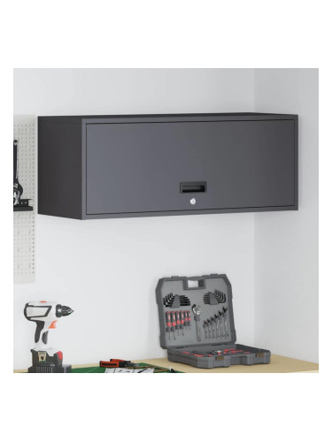 Sonata H Стенен шкаф за гараж Черно 90 x 33 x 35 см
