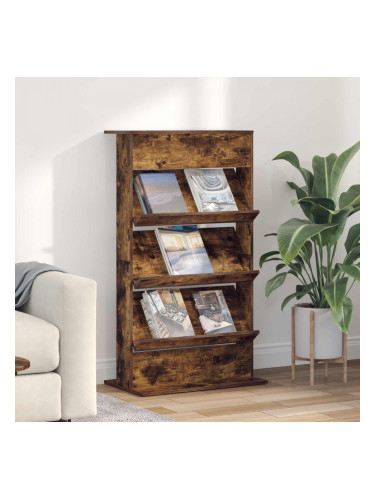 Sonata H Етажерка за списания Димян дъб 70 x 41 x 126 см Инженерно дърво