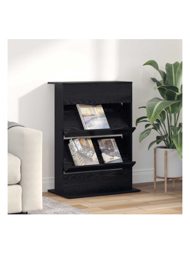 Sonata H Етажерка за списания Черния дъб 70 x 41 x 96 см Инженерно дърво