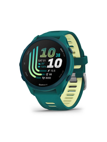 Garmin Forerunner® 170 - Music - Teal Green с Teal Green/Citron каишка 010-03920-12