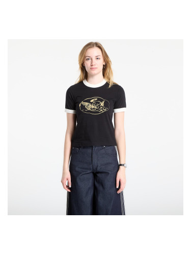 Тениска Carhartt WIP W' S/S Reminiscing Ringer T-Shirt Black XS