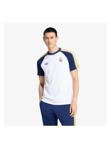 Тениска adidas Real Madrid Originals T-Shirt White/ Dark Blue XXL