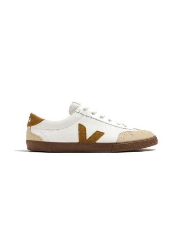Veja Volley O.T. Leather White Tent Bark Мъже - Спортни обувки Veja - Бял - VO2003720B-10 - Size: 10