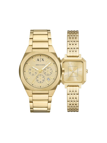 Комплект часовници за двойки Armani Exchange Sync AX7171SET