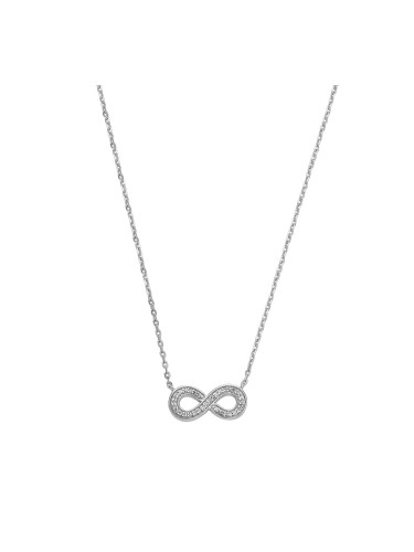 Сребърно дамско колие Fossil JFS00632040