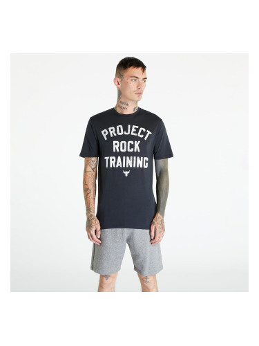 Тениска Under Armour Project Rock Training Short Sleeve T-Shirt Black XL