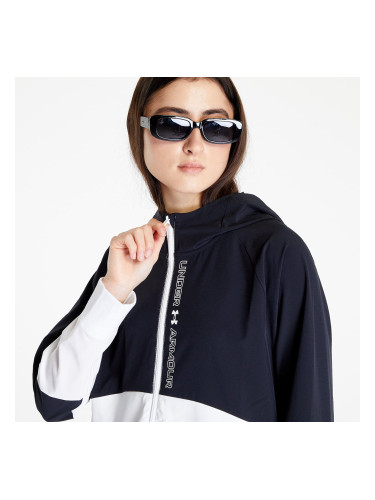 Яке Under Armour Woven FZ Jacket Black/ White/ White M