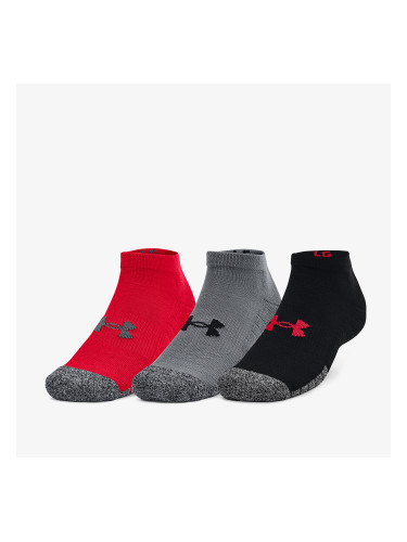 Under Armour Heatgear Low Cut Socks 3-Pack Red M