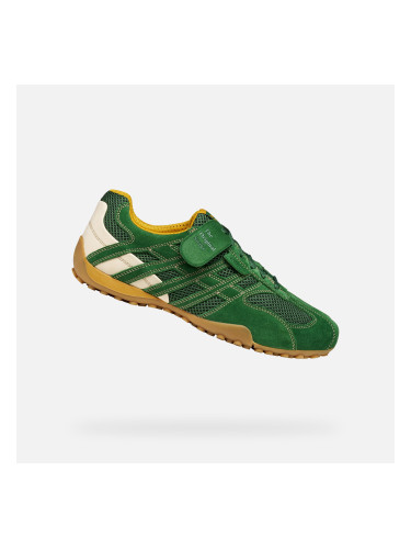 Мъжки маратонки Geox Snake Original в зелено