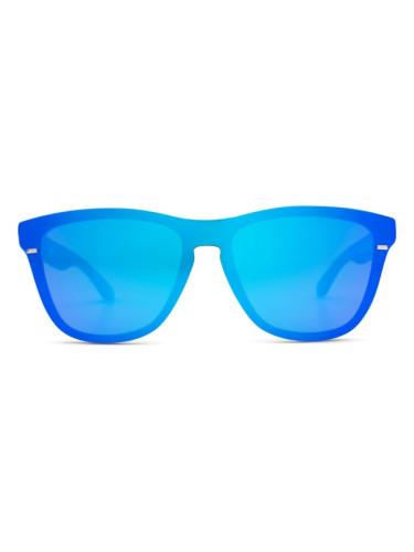 Hawkers Clear Blue One Hybrid - квадратна слънчеви очила, unisex, черни, огледални