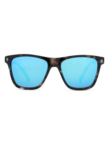 Hawkers One LS Metal - Polarized Carey Blue - квадратна слънчеви очила, unisex, кафяви, поляризирани огледални