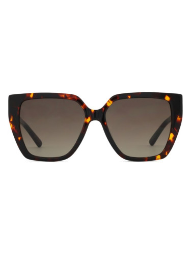 Moschino Love MOL088/S 086 HA 55 - квадратна слънчеви очила, дамски, кафяви