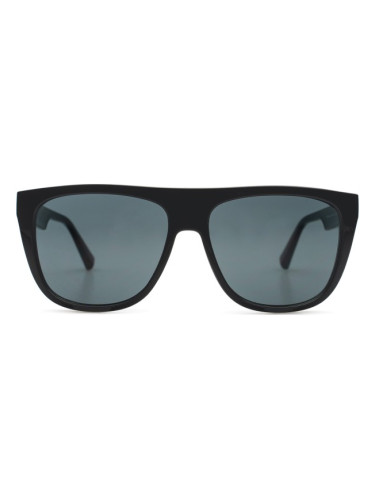 Hawkers Black Runway - квадратна слънчеви очила, unisex, черни, огледални