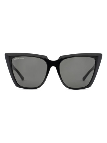 Balenciaga BB0046S 001 55 - cat eye слънчеви очила, дамски, черни