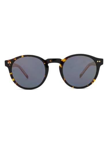 Tommy Hilfiger TH 1795/S 086 K1 50 - кръгла слънчеви очила, дамски, кафяви, огледални
