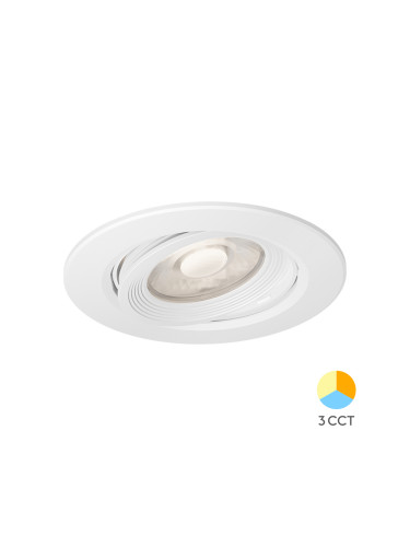 LED COB луна за вграждане, 5W, 220VAC, 450lm, 3в1, BD02-00580