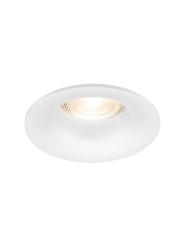 Арматура за вграждане TETRA-D, кръгла, за халогенни и LED луни, бяла, GU10, BH03-04050, неподвижна