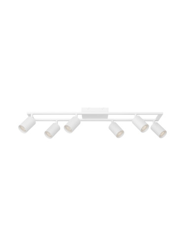 LED спот прожектор за повърхностен монтаж, 6x35W, GU10, бял, BH04-00860