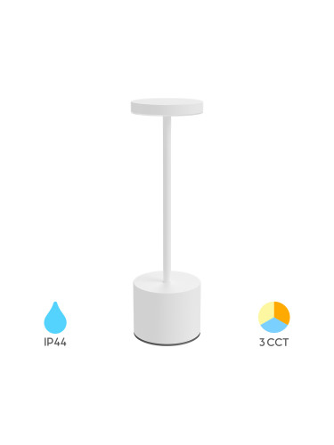 LED Настолна лампа, 5VDC, 2W, бяла, BK06-01180