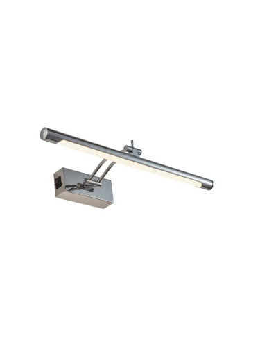 LED лампа за стена, за картина  и огледала, 8W, 230VAC, 700lm, 3в1 цвята, хром, IP20, BN12-00885