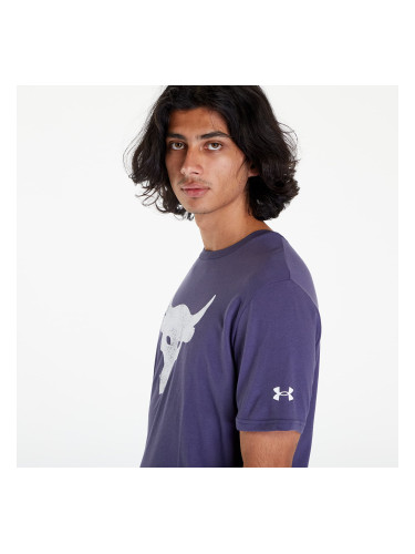 Тениска Under Armour Project Rock Brahma Bull Short Sleeve Tempered Steel/ White M