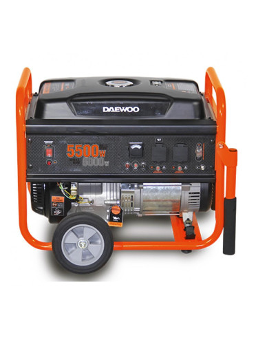 Бензинов монофазен генератор DAEWOO GD6500, 5000W, 389cc, 25 л., 4-тактов