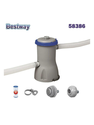Филтърна помпа за басейни, 32W, 3028 л/час, Bestway 58386 Flowclear