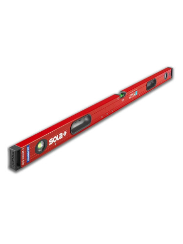 Нивелир 200 см, SOLA Big RedM 3 200, 3 либели, магнитен, алуминиев