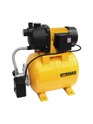 Хидрофорна помпа 600W, 19л, 1.3-2.6 bar, 3000 л/сек, RTRMAX RTM846