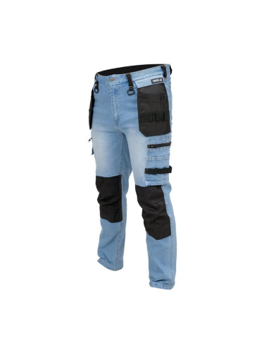 Работен панталон, еластичен, дънков, YATO JEANS WORK TROUSERS, различни размери