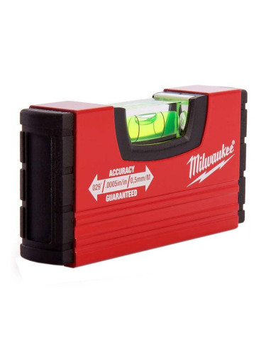 Нивелир мини 10 см, Milwaukee Minibox, удароустойчив (6081)