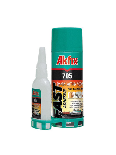 Универсално лепило с активатор Akfix 705, бързозалепващо