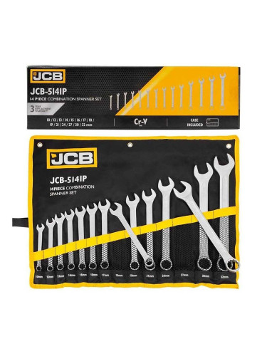 Ключове звездогаечни JCB 5141P, 10-32 мм, 14 бр