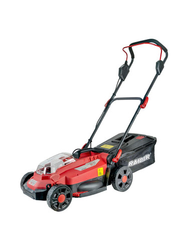 Косачка акумулаторна RAIDER RDP-BLM20 Solo, 20V, 33 см, 35 л кош, R20 system