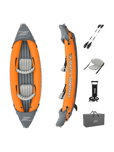 Каяк надуваем двуместен, 321x100x44 см, Bestway 65077 Hydro-Force Rapid X2