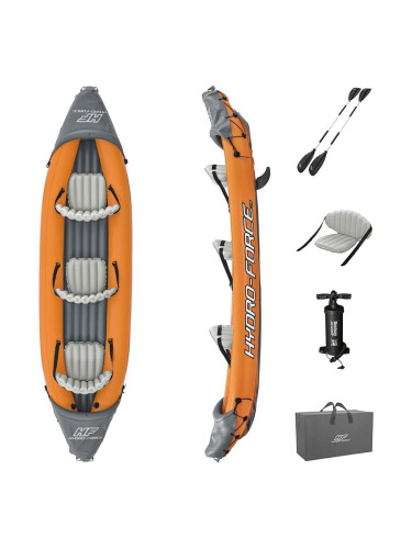 Каяк надуваем триместен 381x100x44 см, Bestway 65132 Hydro-Force Rapid X3