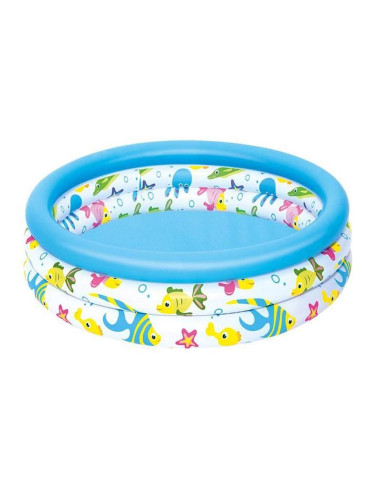Басейн детски надуваем, 100x25 см, Bestway 51008 Ocean Life