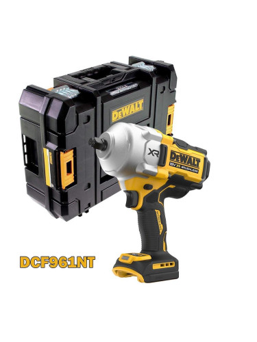 Гайковерт акумулаторен, безчетков, DeWALT DCF961NT, 18V, XR PowerStack, 2372Nm, 1/2"