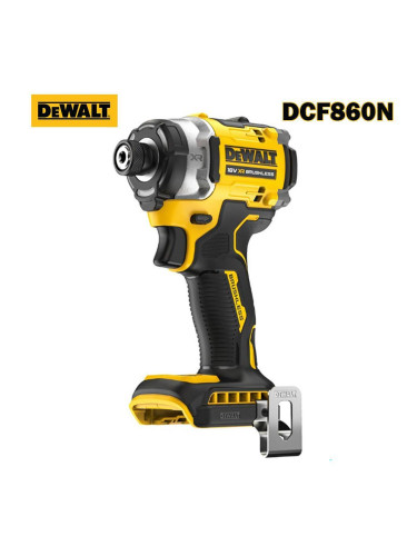 Винтоверт акумулаторен, ударен/Impact, DeWALT DCF860N, 18V, XR, 282Nm, 1/4", безчетков мотор