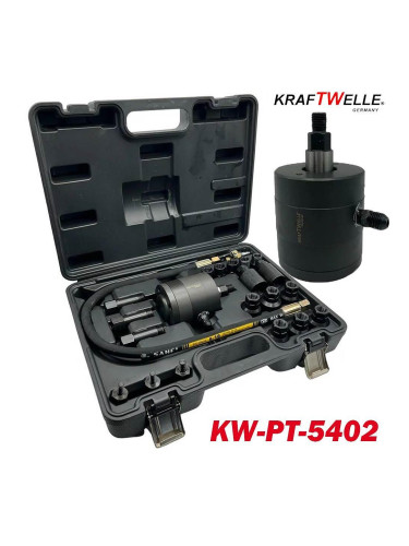 Чук обратен пневматичен за демонтаж на дюзи, KRAFTWELLE KF-PT-5402, 21 части