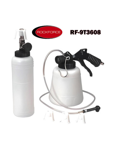 Инструменти за смяна на спирачна течност RockForce RF-9T3608, 1/4", 6-12 bar, 8 бр.