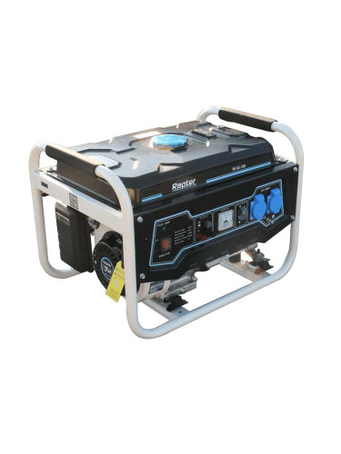 Генератор за ток бензинов 2kW, RAPTER RR GG-200, монофазен, ръчно стартиране