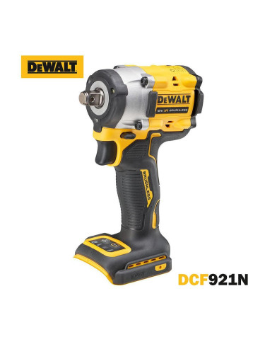 Гайковерт акумулаторен DeWALT DCF921N, 18V, XR, 406Nm, 1/2", безчетков мотор