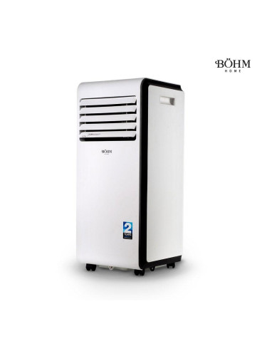 Климатик мобилен 4в1, BÖHM BA-010F, 1005W/835W, 9000 BTU/h, 7000 BTU/h, охлаждане/отопление/вентилация/влагоулавяне, дистанционно управление