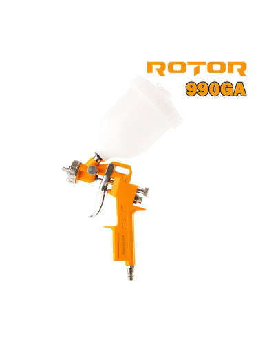 Пистолет за боядисване, пневматичен, ROTOR 990GA, 990 мл, 3-4 bar, 1/4"