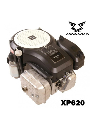 Двигател бензинов, Zongshen XP620, 17.6 к.с., 622 куб.см, 4-тактов, вертикален вал 25.4x87 мм
