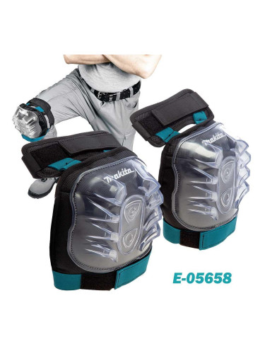 Наколенки Makita E-05658, подсилени, 170x95x240 мм, с пяна и еластични велкро ленти
